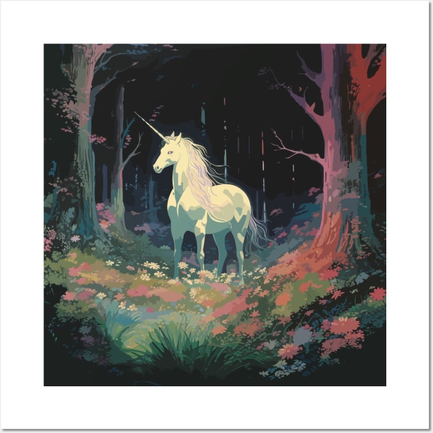 The Last Unicorn Wall Art by Ray Crimson